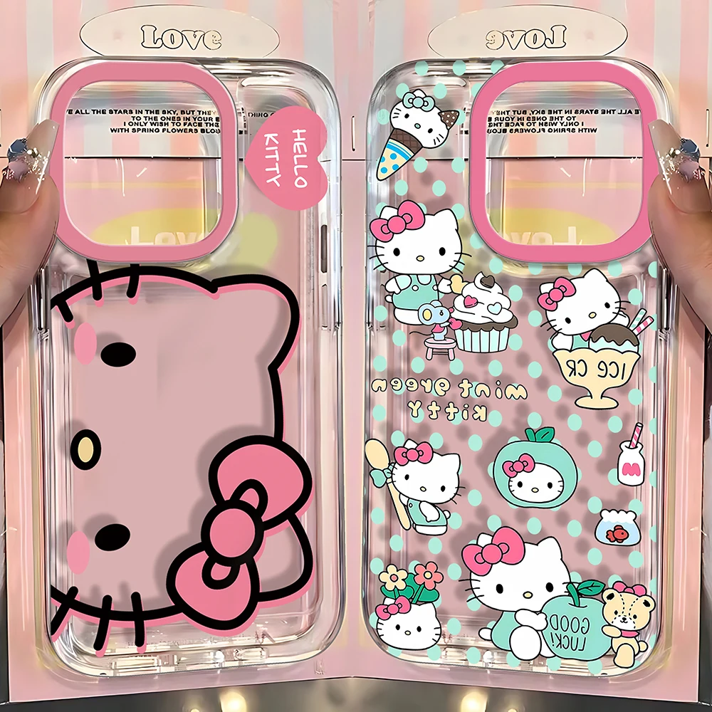 Чехол для телефона Hello Kittys Bow Huawei Nova 9 6 7 5 P50 P30 SE Pro Lite Honor 50 4G 5G Y2k прозрачная мягкая