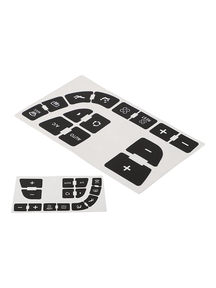 Интерьер вашего автомобиля ремонт кнопки наклейка белые надписи и персонажи
