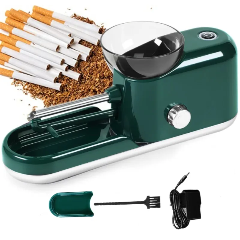 

JUSES' SMOKESHOP New 6.5mm 8mm Tube Electric Rolling Machine Automatic Cigarette Maker Tobaccor Roller Injector EU/US/AUS Plug
