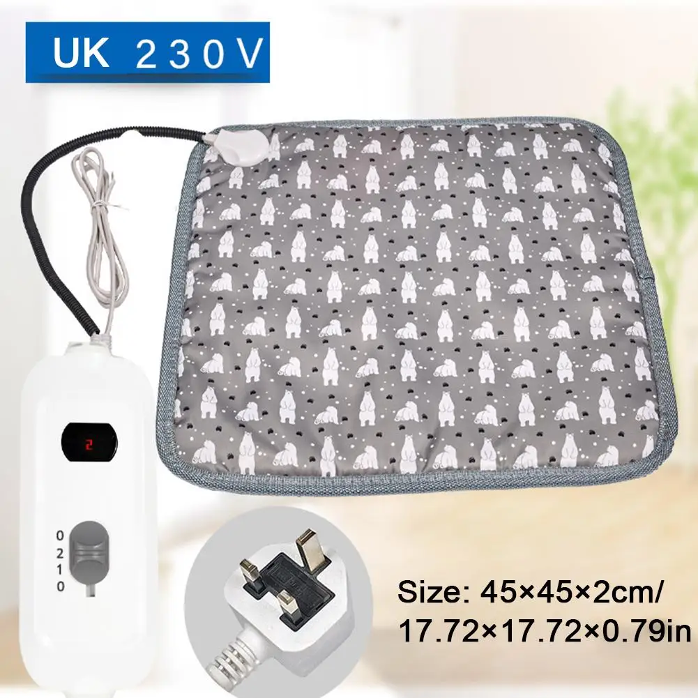 

Pet Electric Blanket Heating Pad Dog Cat Bed Mat Waterproof Temperature Adjustable Anti-Bite Cushion Chair Supplies N2B6