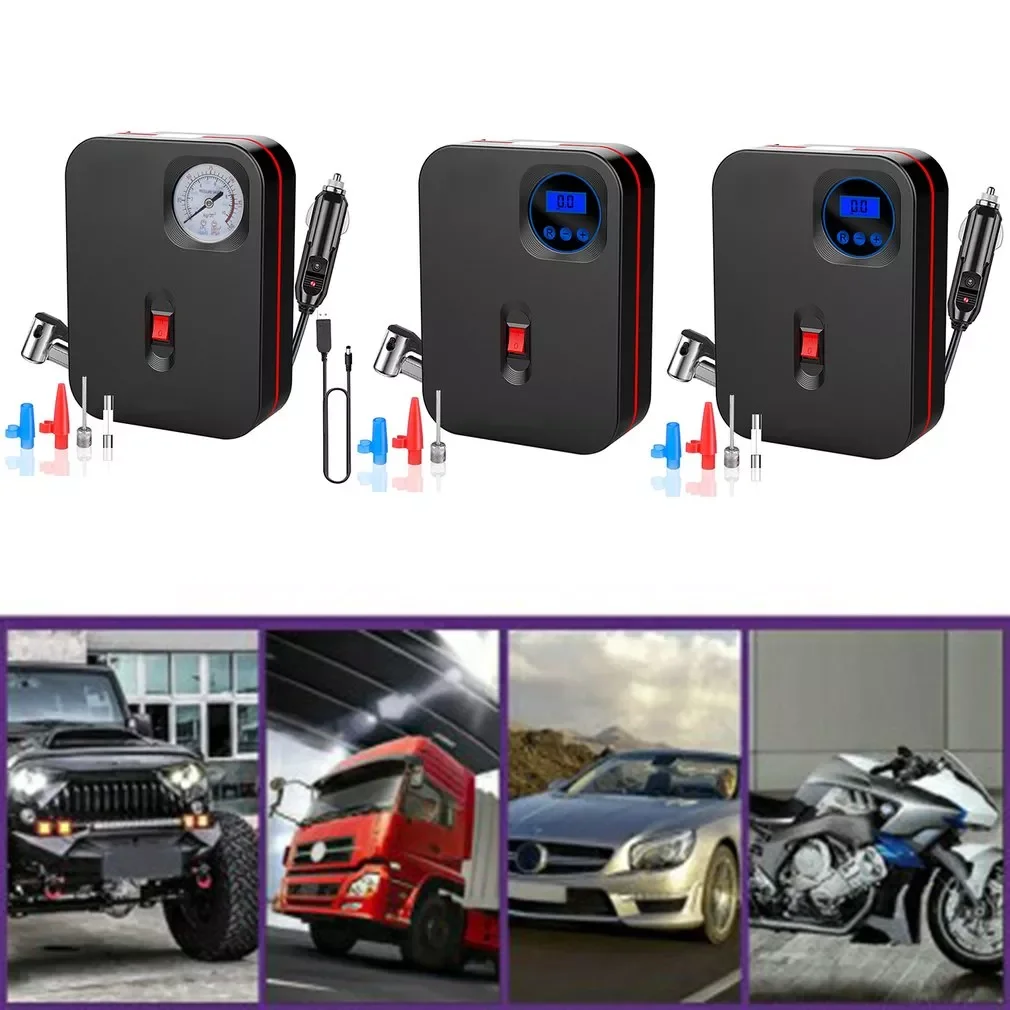 Air Refilling Pump 12V120W Electric Portable Car Multi-function Air Pump For Small Cars Hand-held Tire Air Refilling Pump enlarge