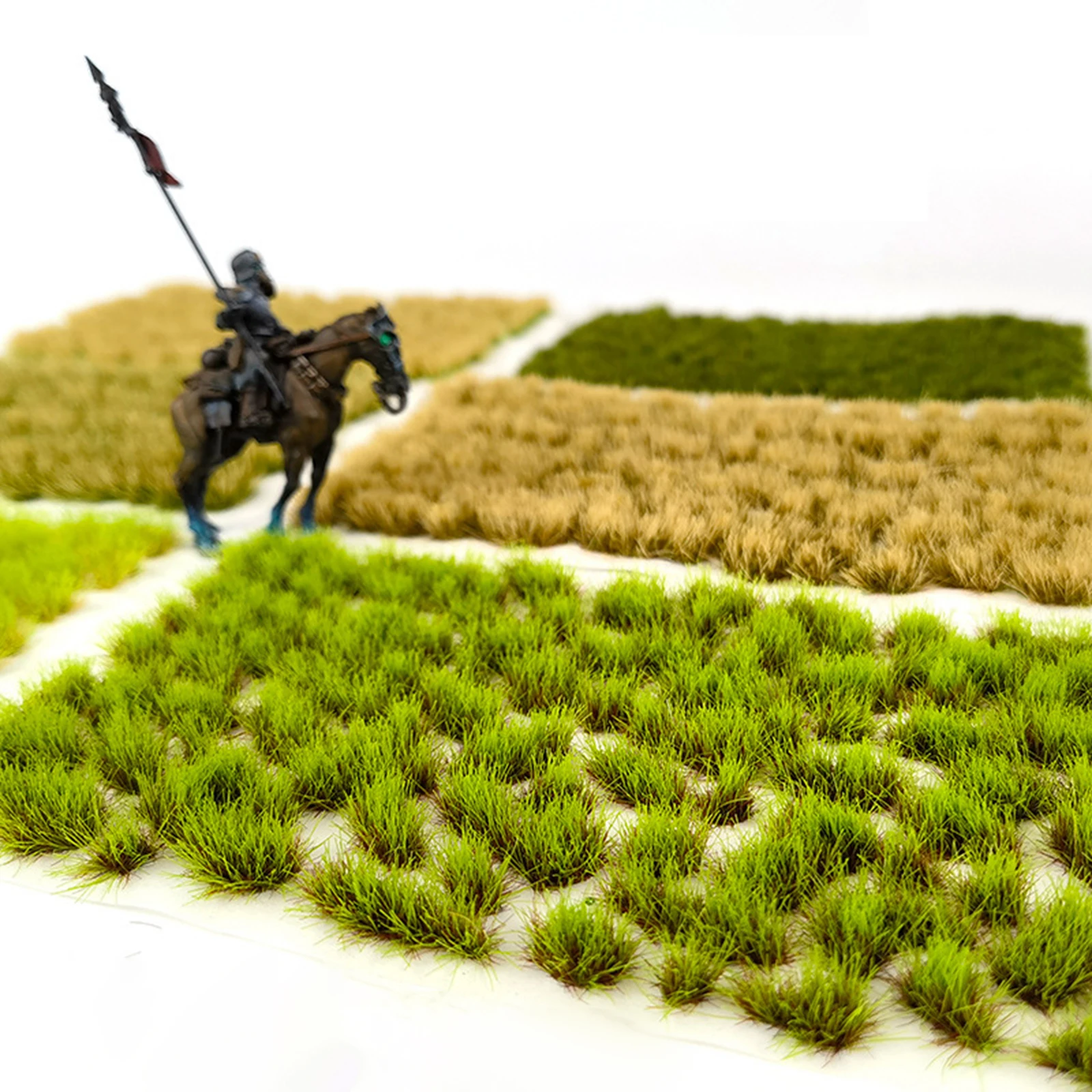 

95x Large Cluster Grass Grass Tufts Set Sand Layout Model Static Scenery Model for Garden Scenery Landscape Stand Table Building
