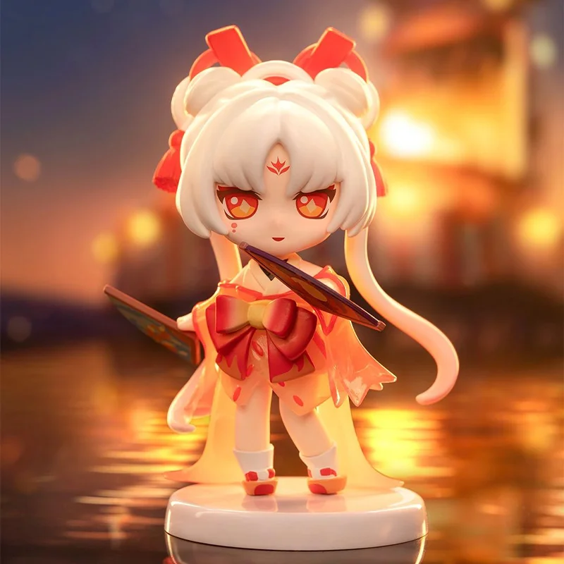 

Popmart Onmyoji Classic God Series Mystery Box Toys Action Figure Doll Blind Box Kawaii Model Surprise Kids Gift