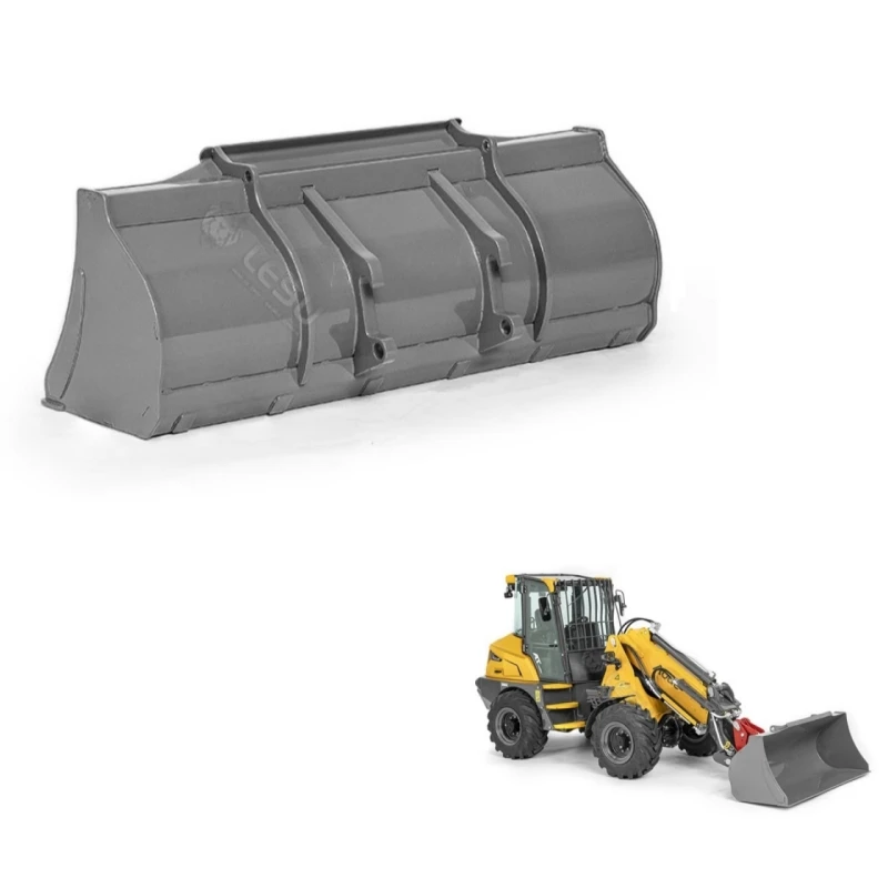 Металлическое ведро для погрузчика LESU MCL8. 1/14 RC погрузчик AOUE MCL8 ST8 дистанционное