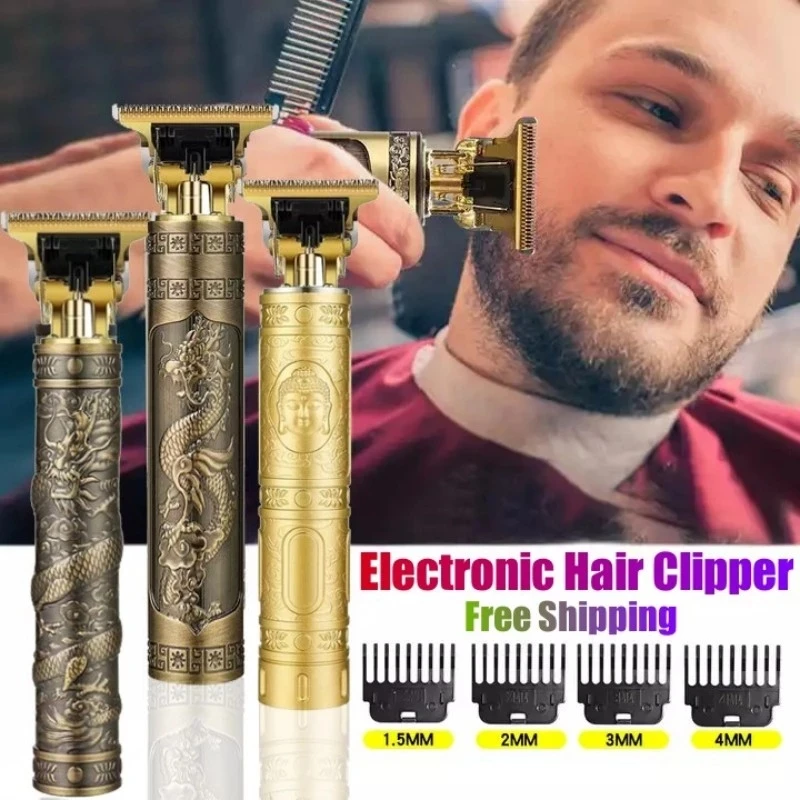 

T9 USB Electric Hair Cutting Machine Rechargeable New Hair Clipper Man Shaver Trimmer For Men Barber Professional Beard Trimmer