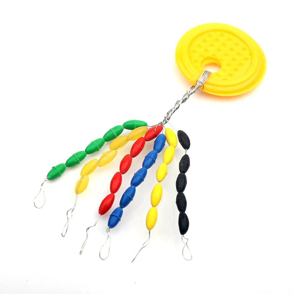 

30pcs Float Stops Line Stoppers Beads Rig Buffer Connector Fishing Bobbers Competitive Bean Lure Anti-collision Blocking Beans