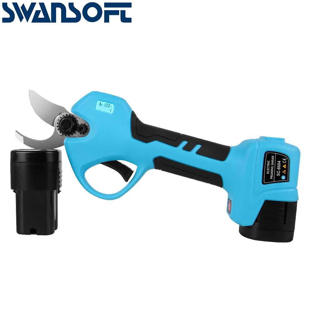 

16.8V Cordless Pruner Lithium-ion Pruning Shear Efficient scissors Bonsai Electric Tree Branches garden tools electric SC-8604