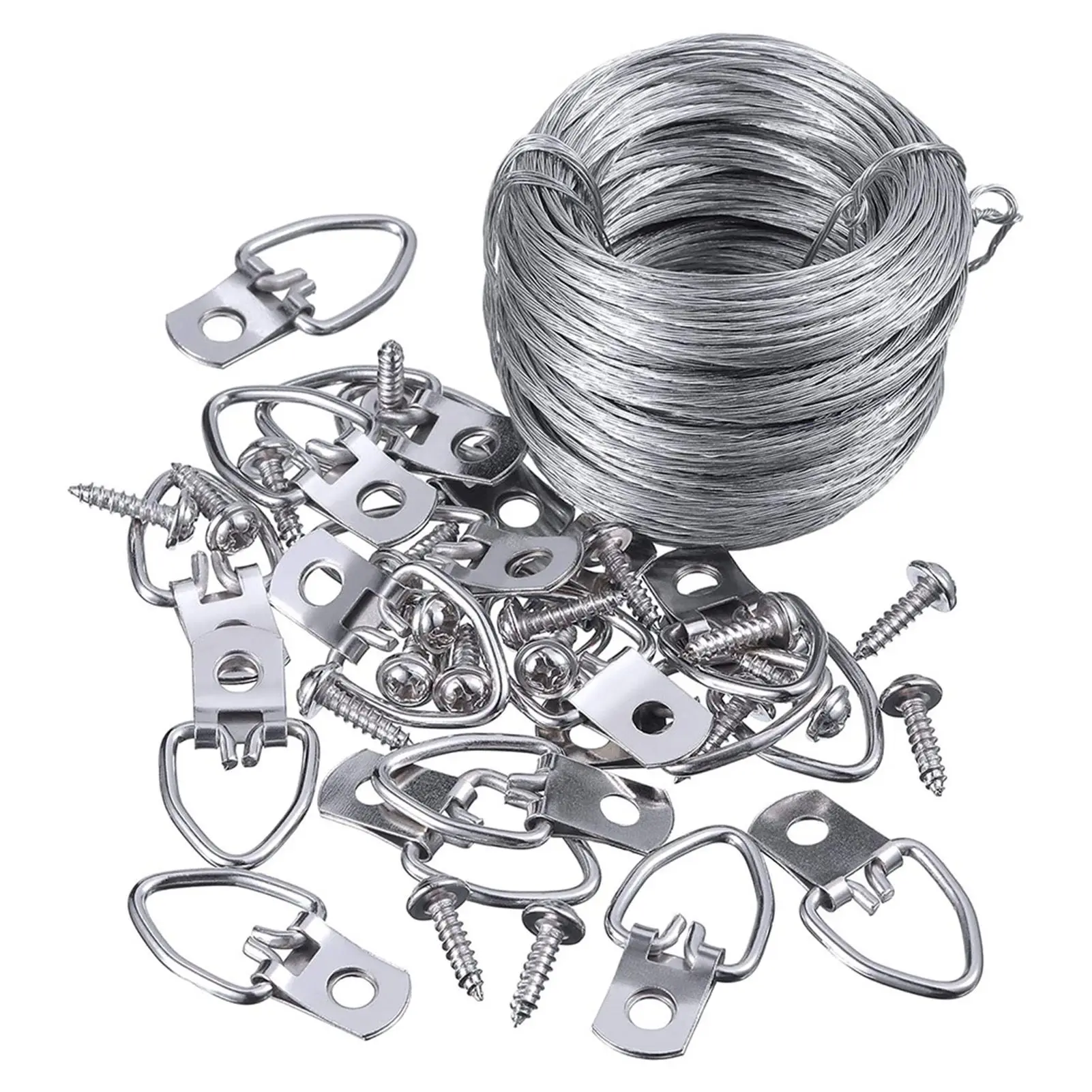 

Супермощный Комплект Для Подвешивания Картин. Металлическая Проволока