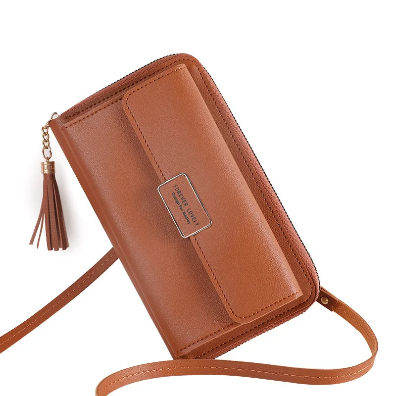 Crossbody Travel Handbag Lady Purse Shoulder Bags Women Mobile Phone Bag Coin Card Holder Female Wallet PU Leather Messenger Bag