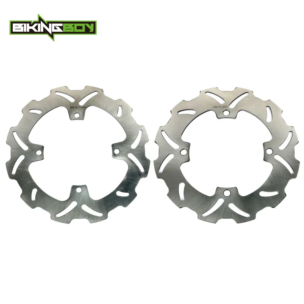 Фото Тормозные диски (роторы) передние и задние для BIKINGBOY RMZ 250 07-26, 08-21, 22-24, RM-Z 450 05-26, RMX 450 Z 10-19 №1