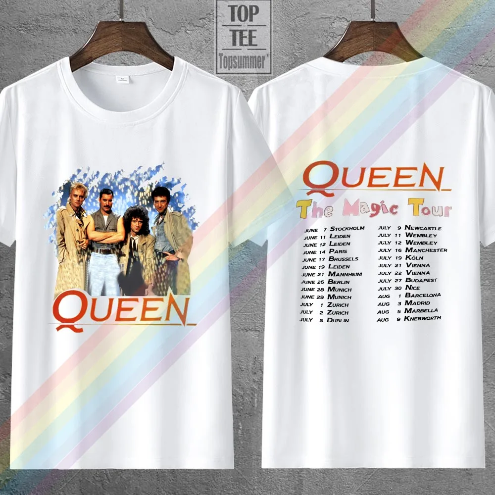 

Vintage Queen A Kind Of Magic 1986 Tour Concert Wembley Knebworth Uk T-Shirt