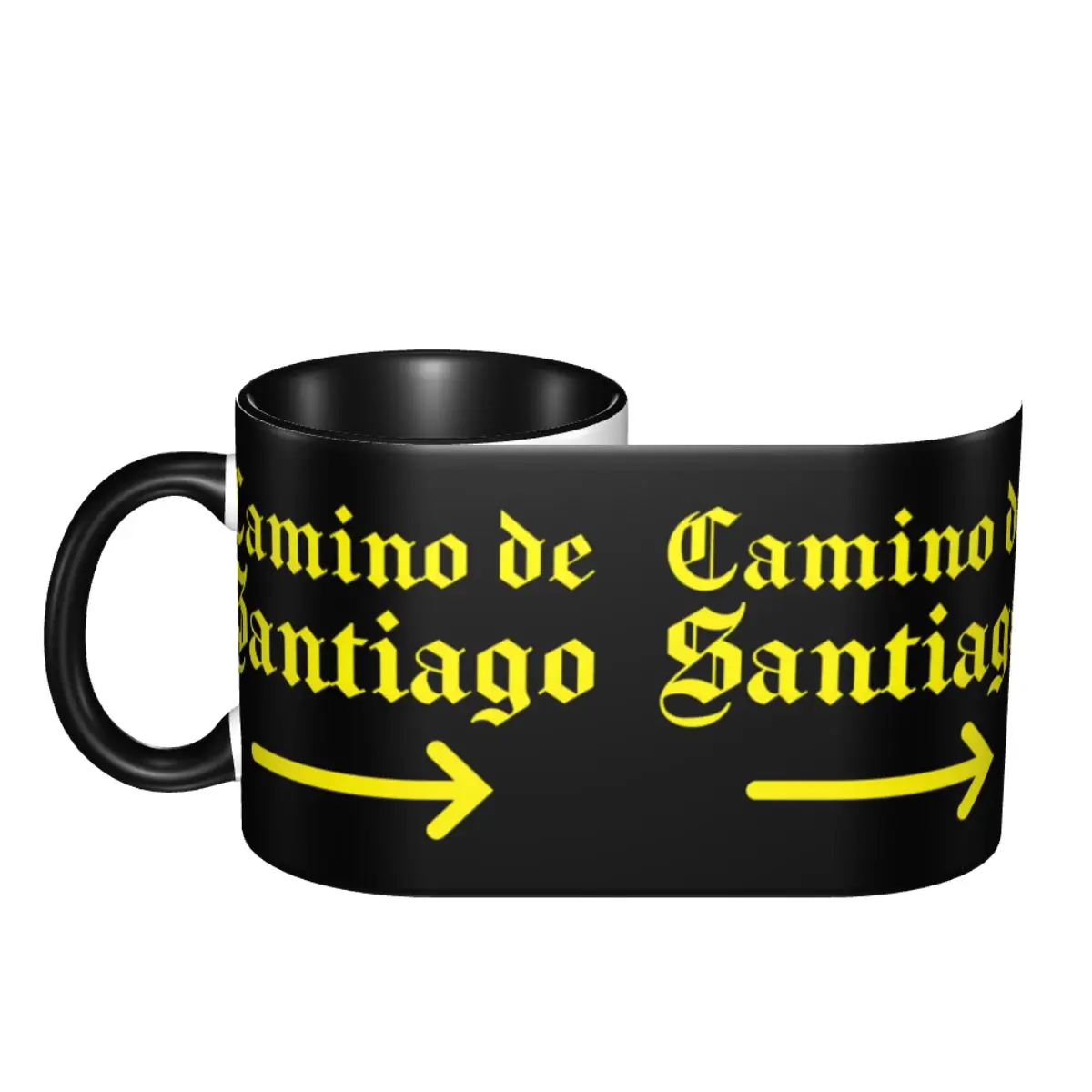 Фото Керамическая кружка для кофе и чая Buen Camino De Santiago, персонализированная, для самостоятельного оформления №3