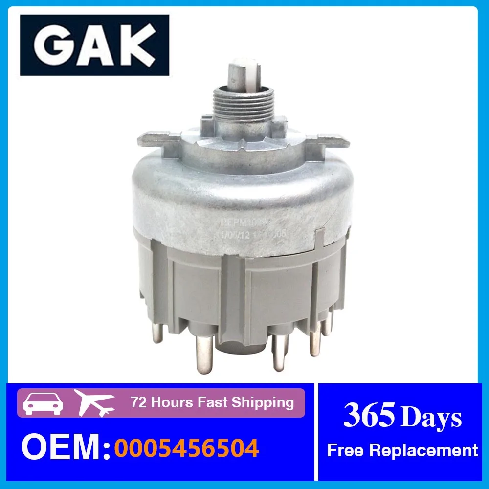 

Переключатель фар автомобиля GAK ABS для Mercedes-Benz W140 S Class 0005456504 Контроллер диммера головного света автомобильной фары