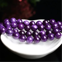 amethyst round loose beads for making bracelet necklace