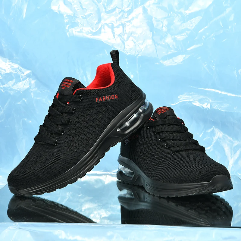 Men Casual Sneaker Mesh Breathable Men Shoes Anti Slip Cushioning Road Male Running Shoes Athletic Jogging Shoes Free Shipping