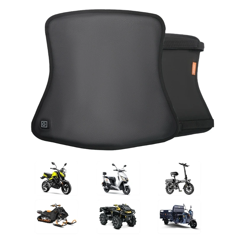 

Upgraded Motorcycle Heated Cushion Electric Heated Pad suitable for Motorcycle Snowmobile ATV Home Office