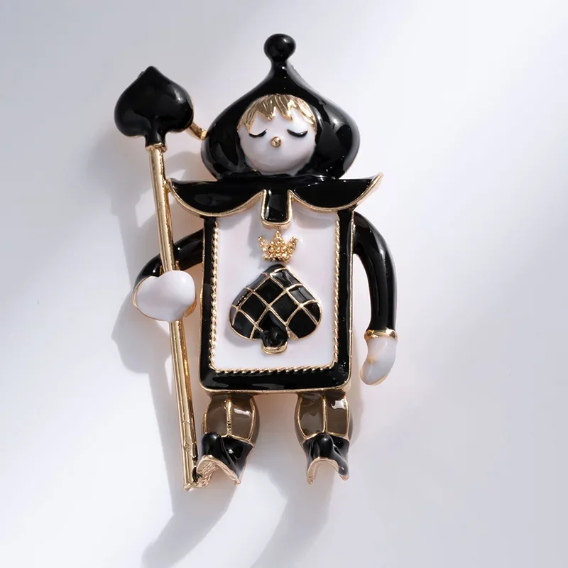 Xi Ling Fei Zi персонаж мультфильма в форме сердца покерная карта дверная защита