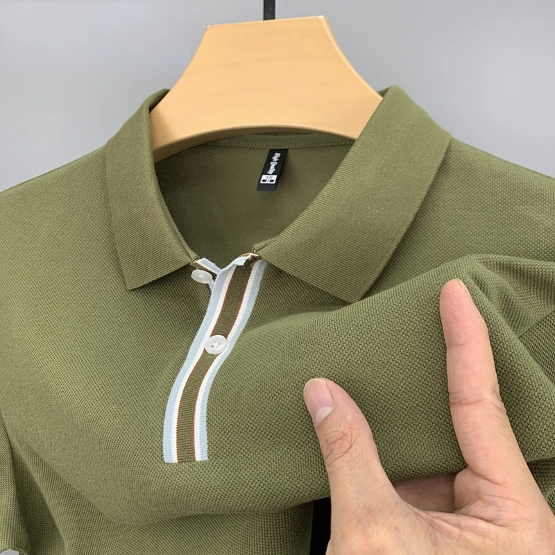 Мужская поло Zhudi из хлопка