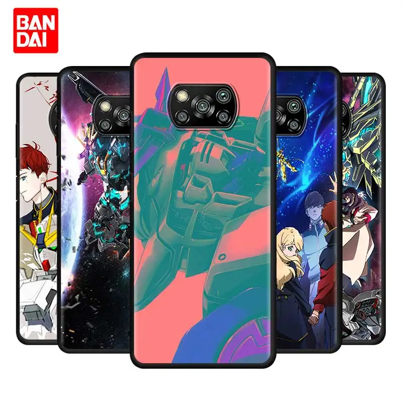 

Anime Gundam Case for Xiaomi Mi Poco X3 NFC M3 F3 Note 11 10s 10t 9t K40 Pro Plus Ultra Cover Capa Shell Silicone Funda Coque
