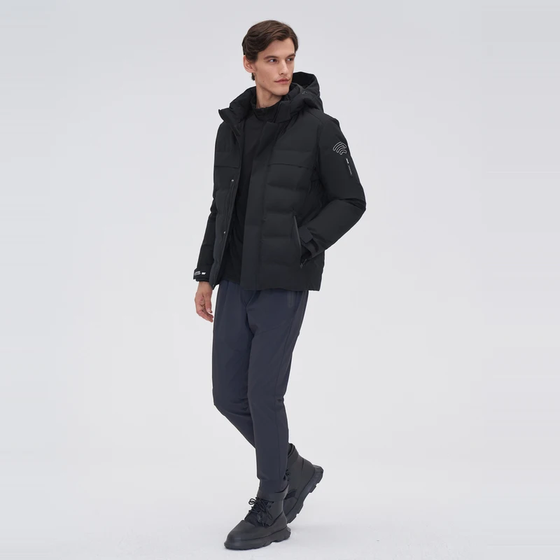 Зимняя пуховая куртка для мужчин BOSIDENG с капюшоном