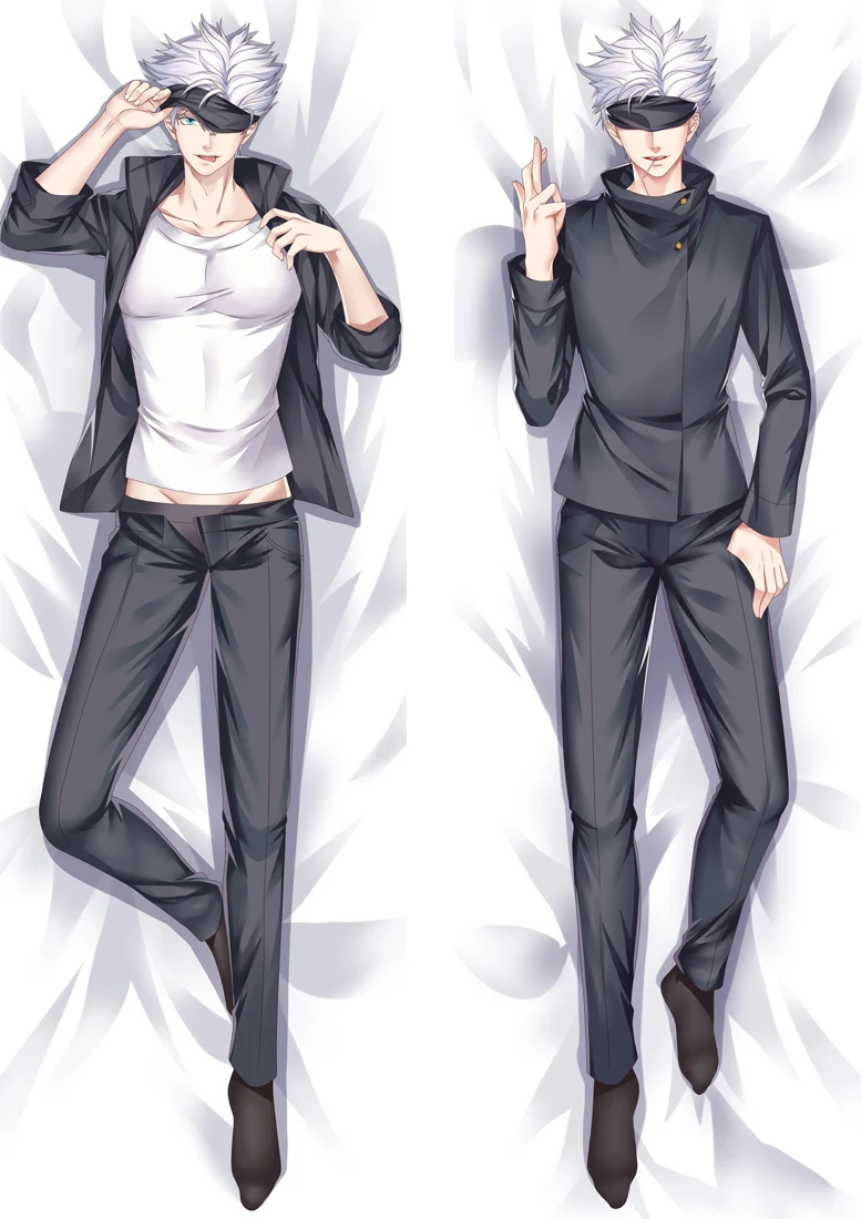 

180CM Character Gojo Satoru Dakimakura Cover Anime Jujutsu Kaisen Hugging Body Pillow Cases Peachskin Otaku Bedding Pillow Cases