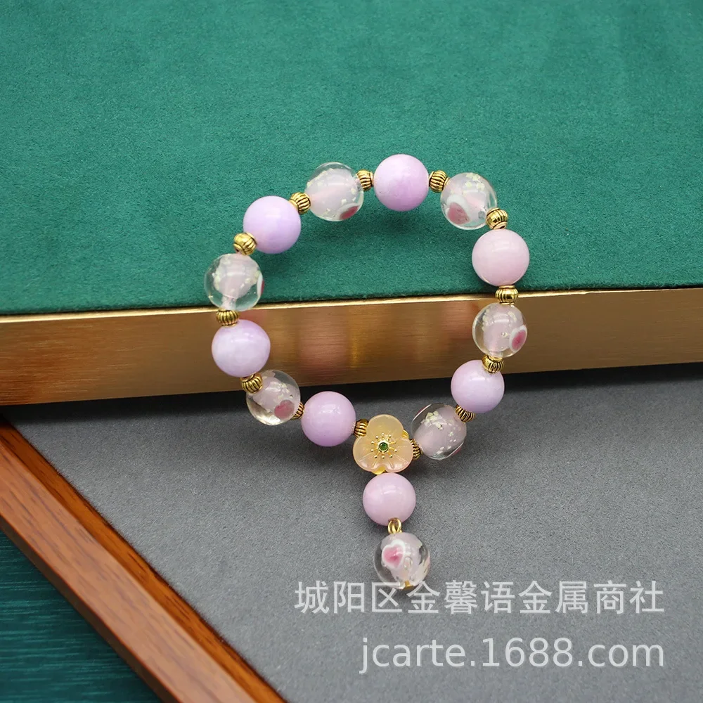 Новый летний светящийся стеклянный браслет Phoenix Eye простой модный цветной с