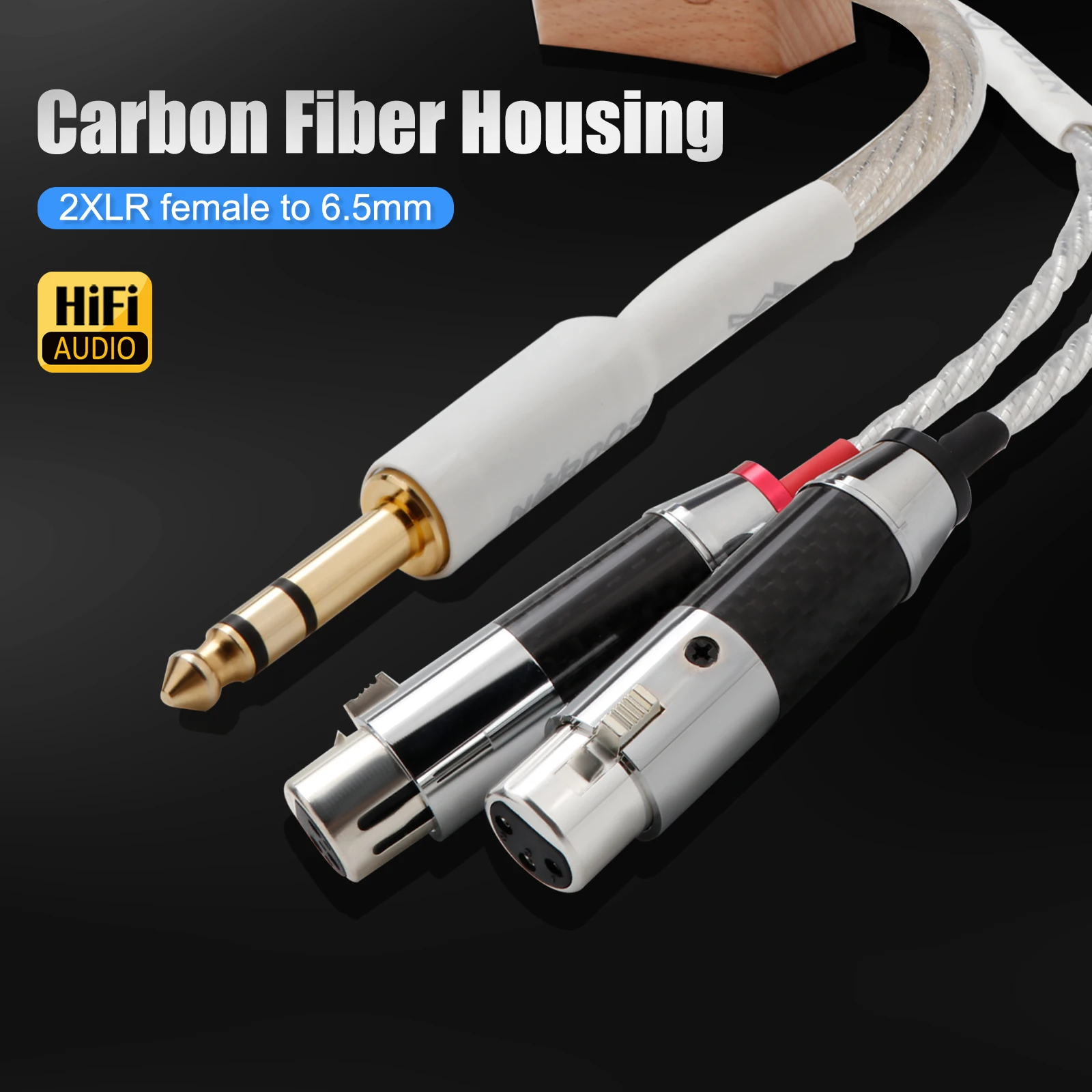 Hi End TRS 6 35 мм (1/4 дюйма) к двойному 3-контактному сбалансированному кабелю XLR 5