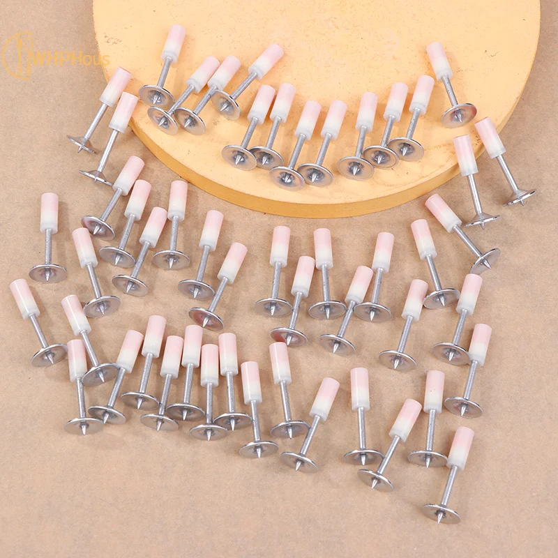 100 шт. стальной гвоздь ручной заклепочный пистолет для ногтей круглые гвозди