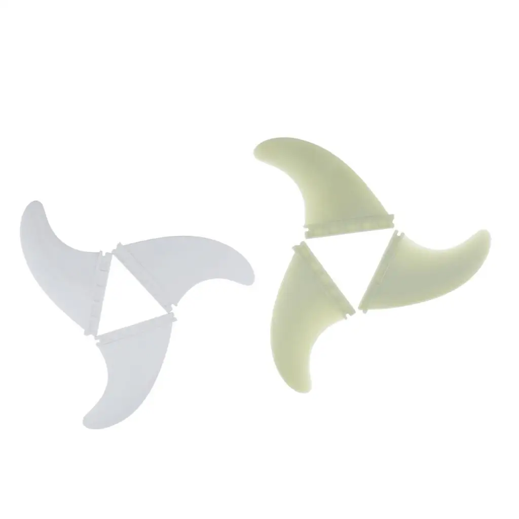 

3 Fibreglass Surfboard Thruster Future Style Fin Surfing Gear