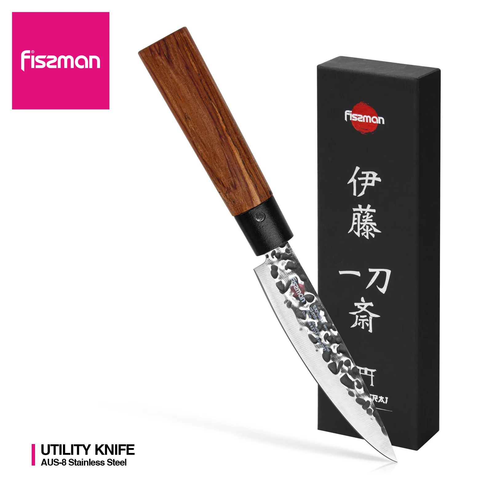 

Универсальный нож Fissman, нож для чистки овощей, серия SAMURAI ITTOSAI, металлические кухонные ножи