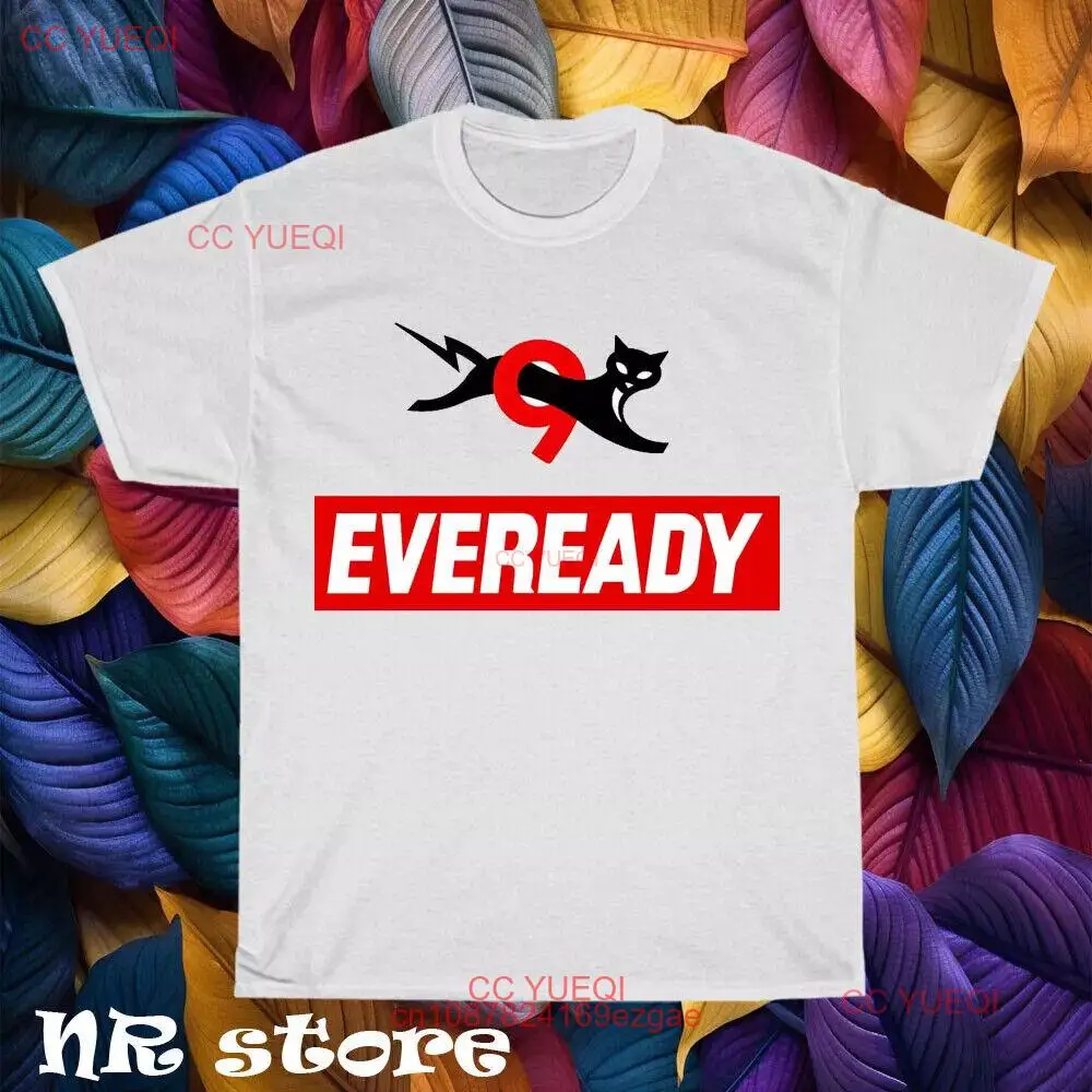 Распродажа! Забавная футболка Eveready с логотипом батареи размером от S до 5Xl