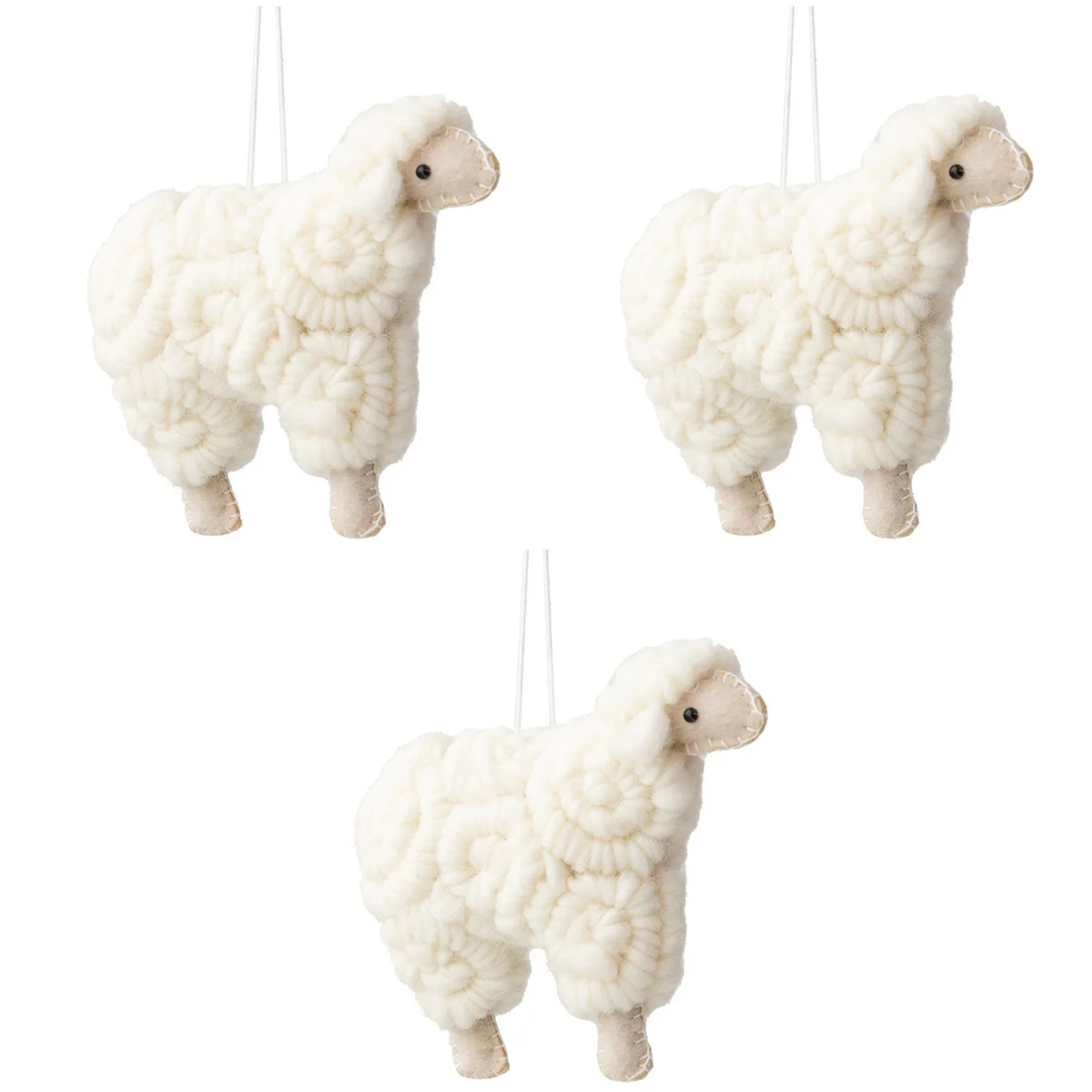 

Christmas Tree Hanging Ornamentsornament Decor Lamb Decoration Elve Sheep Pendant Figurine Felt Decors Pendants Stuffed Props