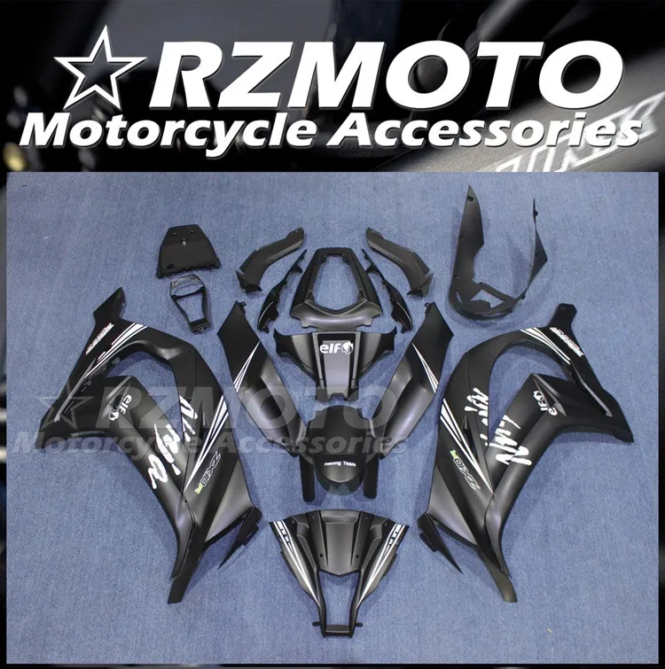 

Инъекция Новый ABS Обтекатели комплект подходит для kawasaki Ninja ZX-10R ZX10R 2011 2012 2013 2014 11 12 13 14 15 черный матовый на заказ