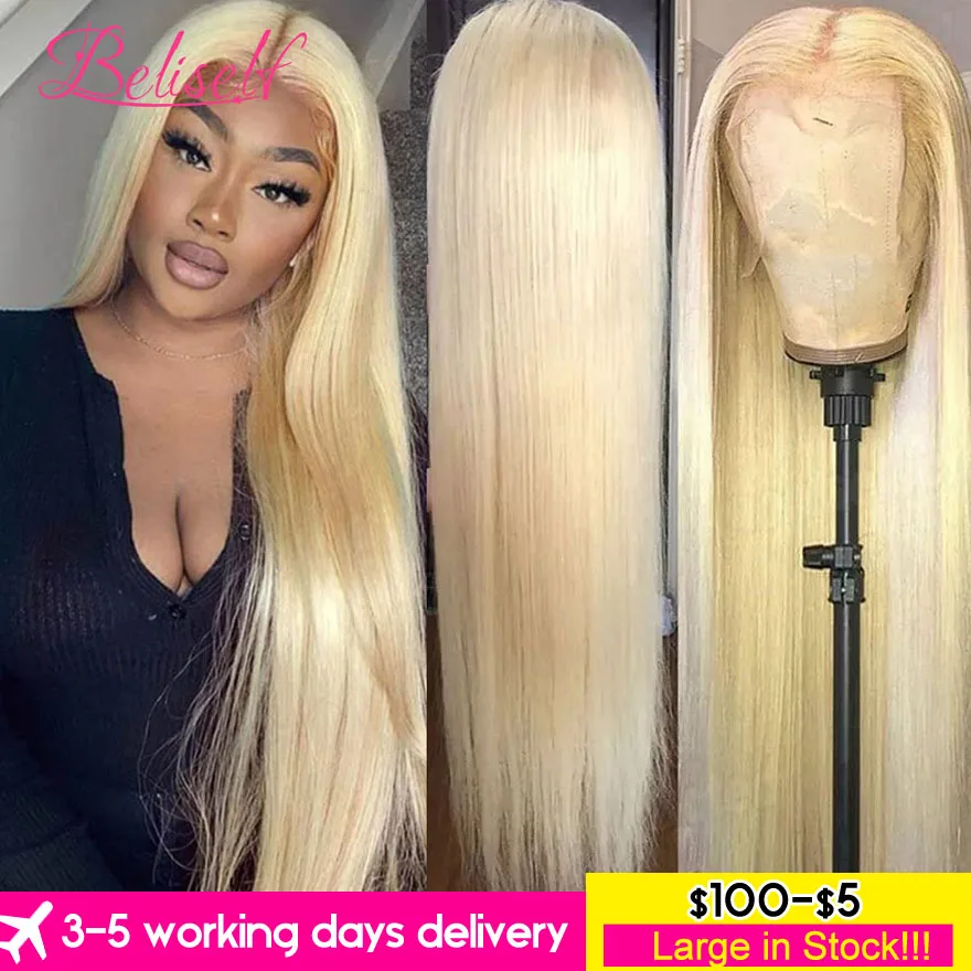 613 Lace Front Wigs 13x6 Straight Brazilian Hair 13x4 Blonde Transparent Lace Frontal Wigs 360 Full Lace Human Hair Wigs