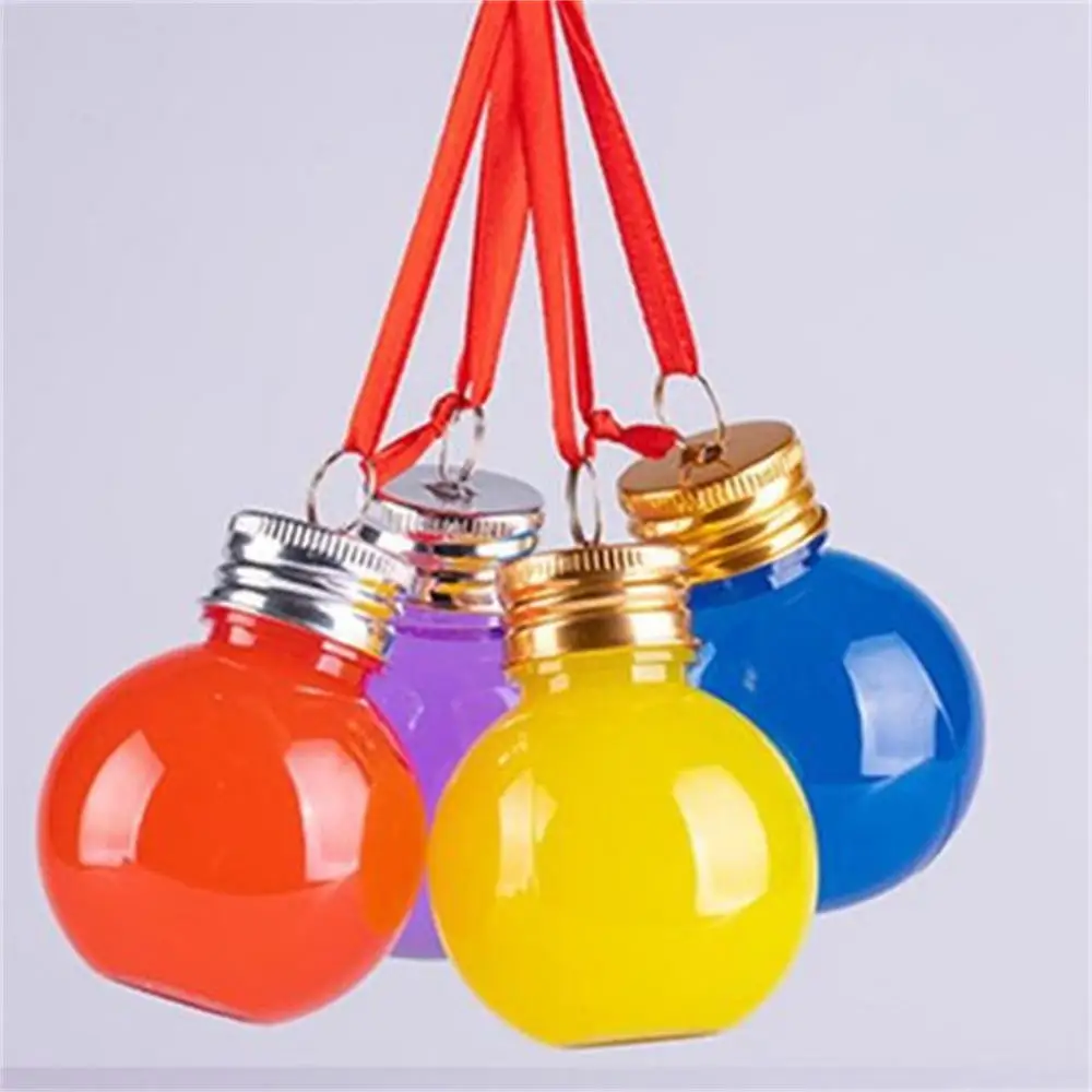 

Christmas Decoration Ball Milk Tea Juice Cold Drink Water Beverage Bottle Booze Filled Xmas Tree Ornaments Home Festival Decor