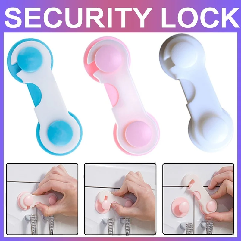 

5-1pcs Children Security Protector Baby Care Multi-function Child Baby Safety Lock Cupboard Cabinet Door Drawer Safety Locks