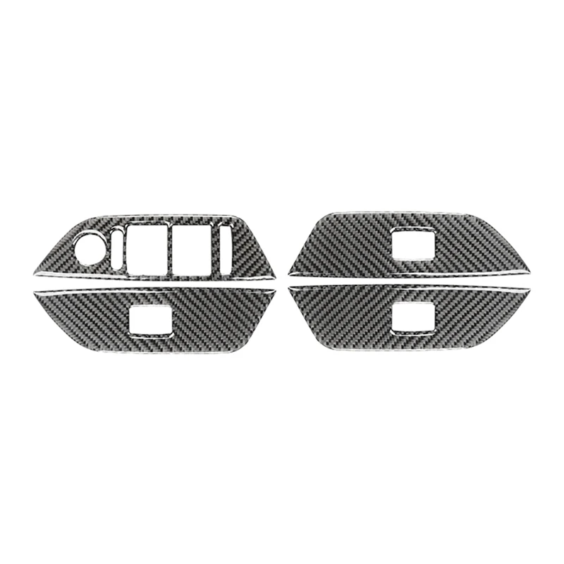 

Window Lift Switch Button Trim Cover Carbon Fiber For BMW- X1 E84 2010-2015 Interior Accessories