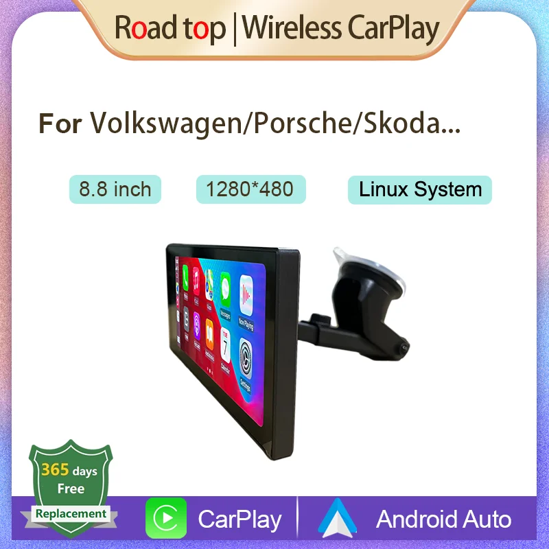 

8.8 Inch Universal Wireless Carplay Display For VW Tuyue Lavida Tourang with Android Auto Mirror Link Bluetooth USB Rear Camera