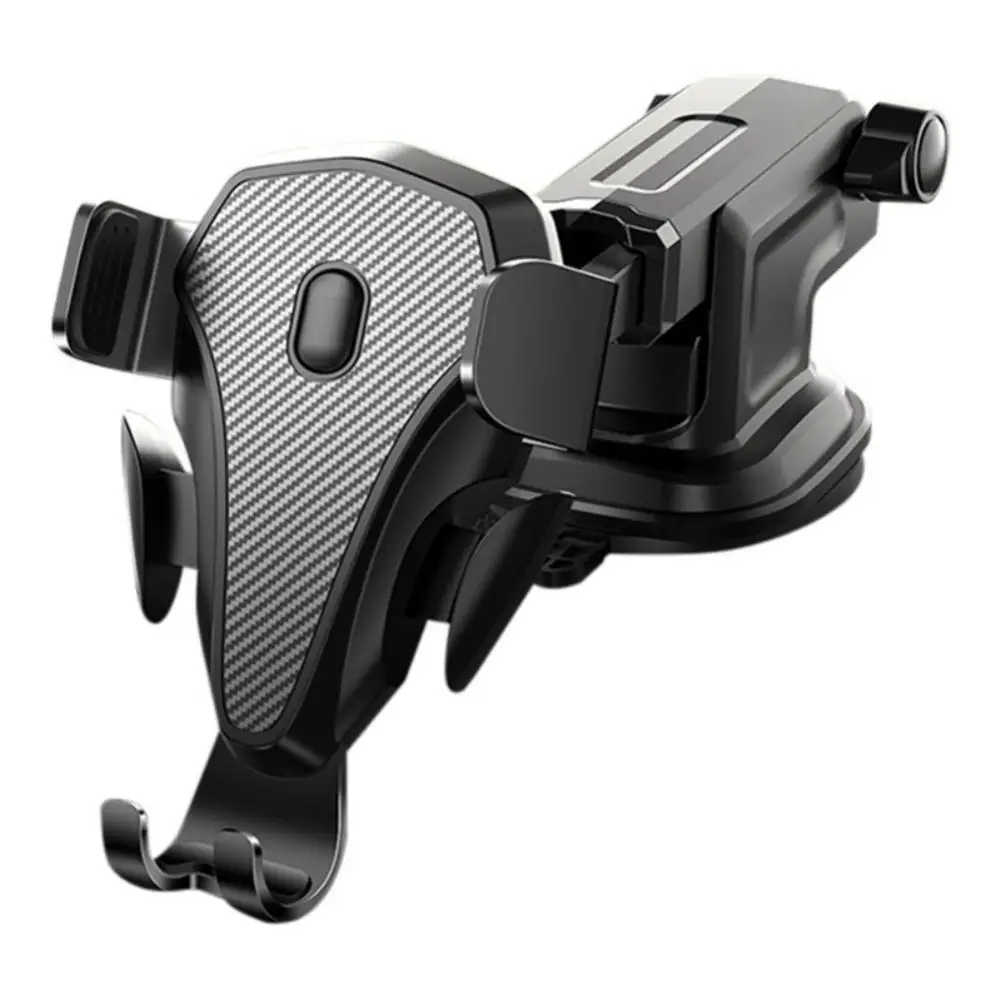 

Multifunctional Telescopic Holder Carbon Fiber Mobile Phone Holder Car Vent Phone Mount Suction Cup Holder Hands-free