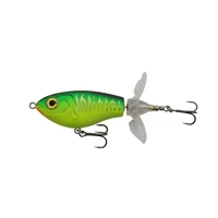 whopper popper fishing lure for carp pike 65mm9g 80mm16g topwater floating double propeller rotating tail artificial hard bait