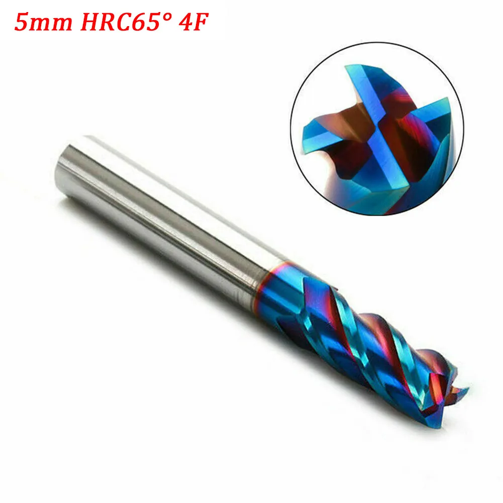 

Working Equipment Milling Cutter Cnc End Mill Machine Tool Rotary Shank Tungsten Steel 4 Flutes 4-Slot 5mm Dia