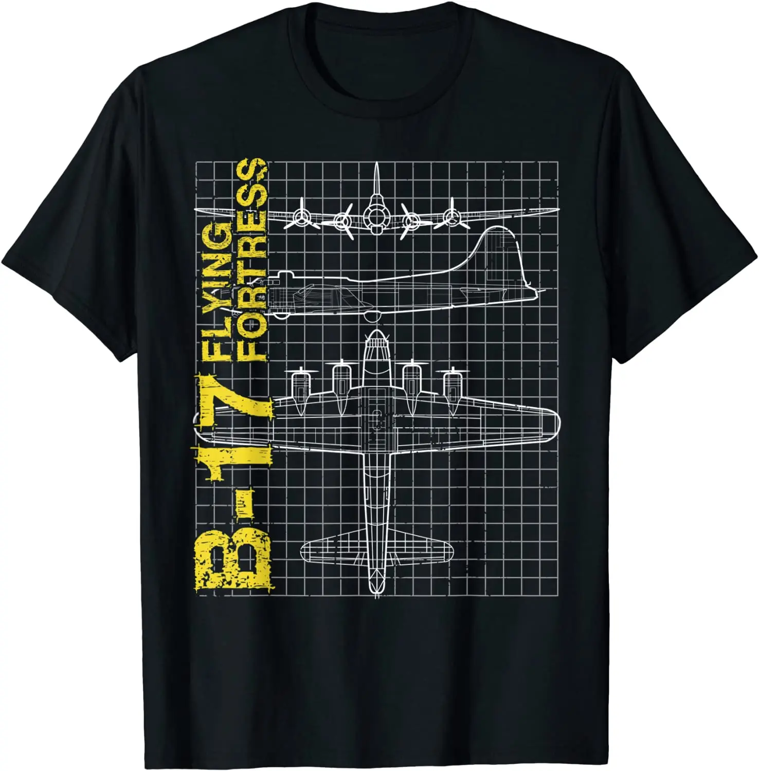 

B-17 Flying Fortress Air Force Aviation Men T-Shirt Short Casual 100% Cotton Shirts Harajuku Shirt