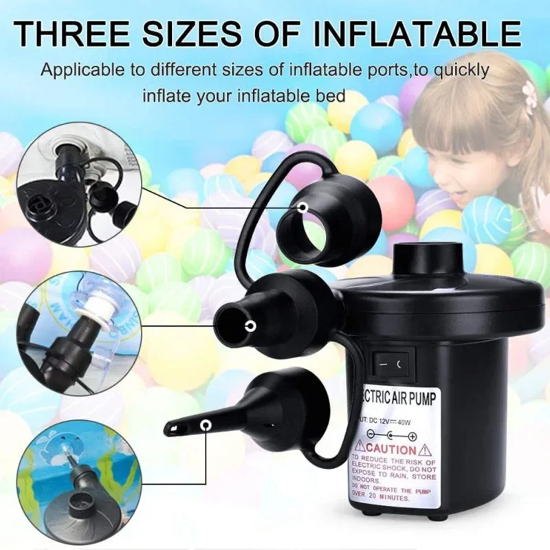 Портативный Мини-электрический Воздушный Насос Быстрая Инфляция Надувной