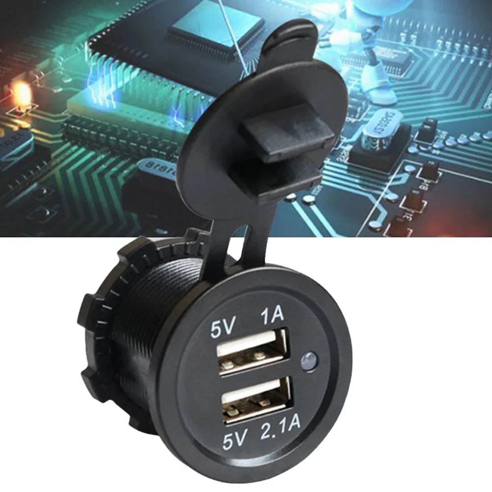 Адаптер питания Розетка прикуривателя 12 В/24 В 4 3*3 7*3 7 см 5 2 1 А или Выходное