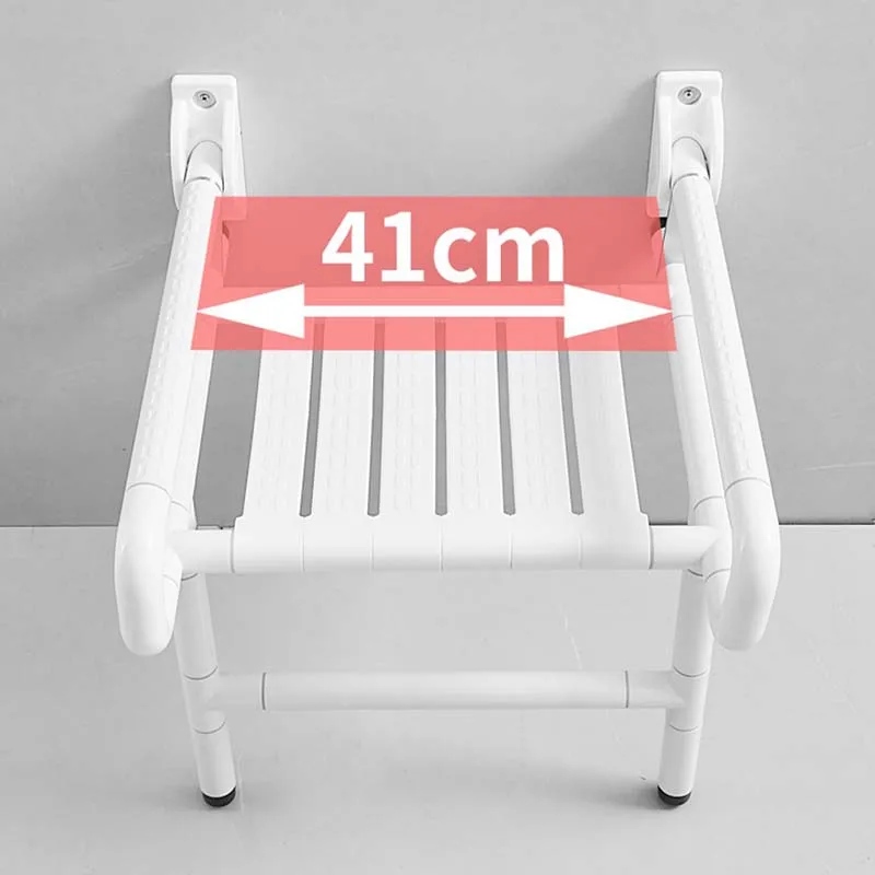 Небольшой складной квадратный металлический стул для пожилых людей Сверхлегкий