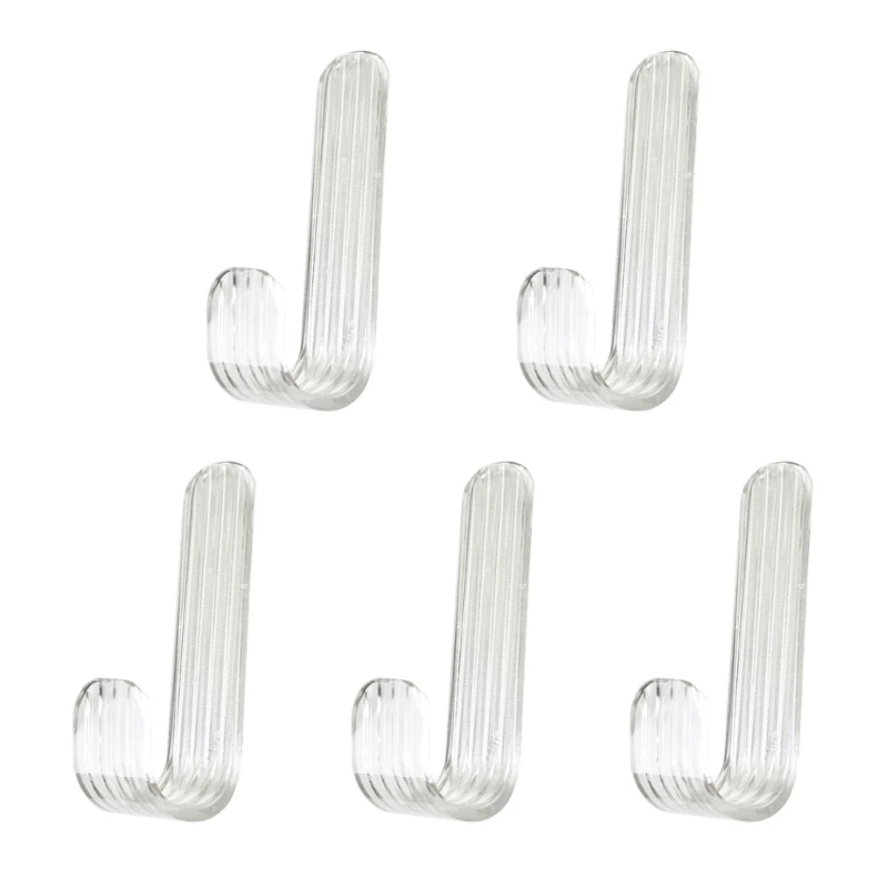

5pcs Wall Mounted Storage Hook Hardware Organize Hanging Shelf Supplies Dropship