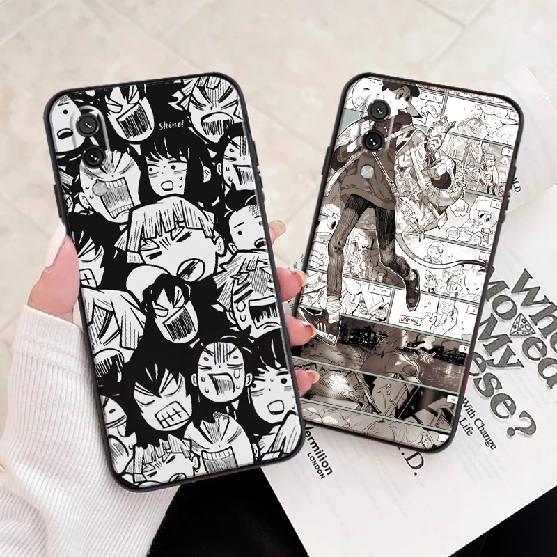 

Cartoon Pictures For Xiaomi Redmi 7 7A 8 8A 7 Note 7 8 2021 Pro 8T Phone Case Coque Black Liquid Silicon Carcasa