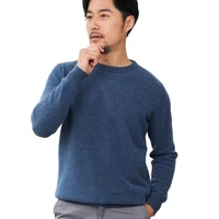 luxury cashmere knitted sweater pullover for man 100 pure merino wool sweater winter mens casual o neck long sleeve t shirt