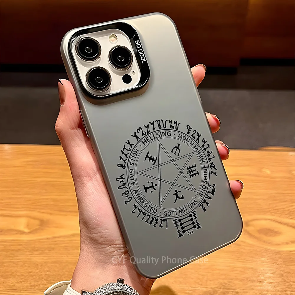 Чехол для телефона H-Hellsing Couple Anime Samsung Galaxy A16 A06 A35 A55 A25 A15 A56 A54 A36 A34 A24 A26 A05 A04 4G 5G Matte Cover