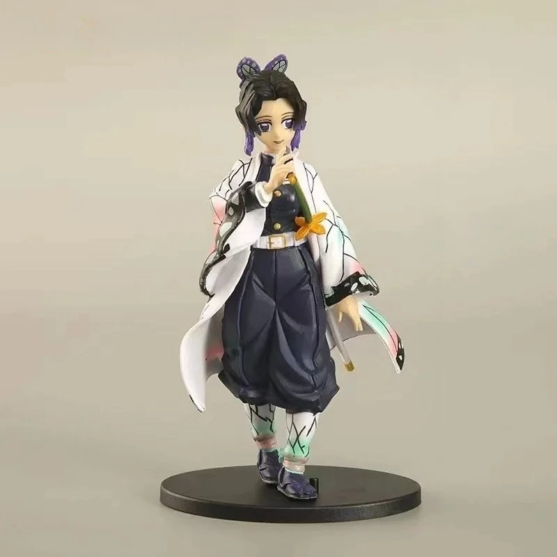 Фото Коллекционная фигурка Demon Slayer Kimetsu no Yaiba, 15 см, ПВХ, Шинобу, Незуко, Кизуна но Соу, модель для подарка №3